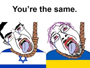 bernd, chudjak, chudjak front, hanging troonjak, troonjak, 2soyjaks, ack, bloodshot eyes, centrist, countrywar