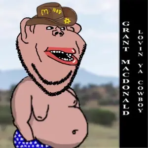 impish soyak ears, impish amerimutt, amerimutt, animated, cowboy, cowboy hat, mcdonalds, ram ranch, shirtless, video