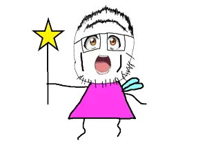unknown, dress, fairy, glasses, stubble, wand, wing
