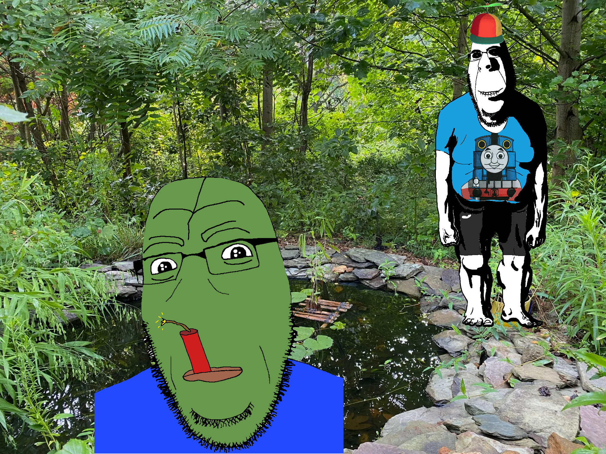 pepe, rapeson, cobson, hornyson, oh my god she is so attractive, rapeson, 2soyjaks, amphibian, animal, arm