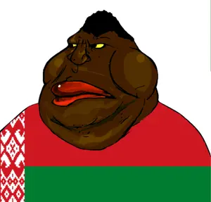 meximutt, belarus, countrywar, dark hair, dark skin, fat, flag, obese, untermensch, belarus