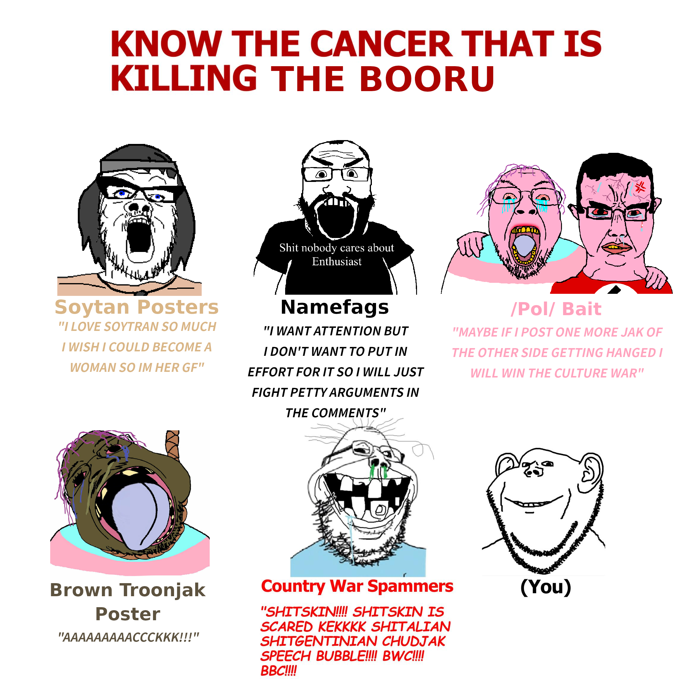 soytan, a24 slowburn soyjak, bernd, chudjak, impish soyak ears, markiplier soyjak, chudjak front, retarded gapejak, science lover, (you)