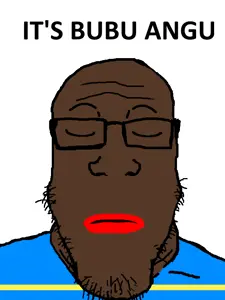 markiplier soyjak, its over, angu, blue shirt, brown skin, bubu, its over (phrase), text
