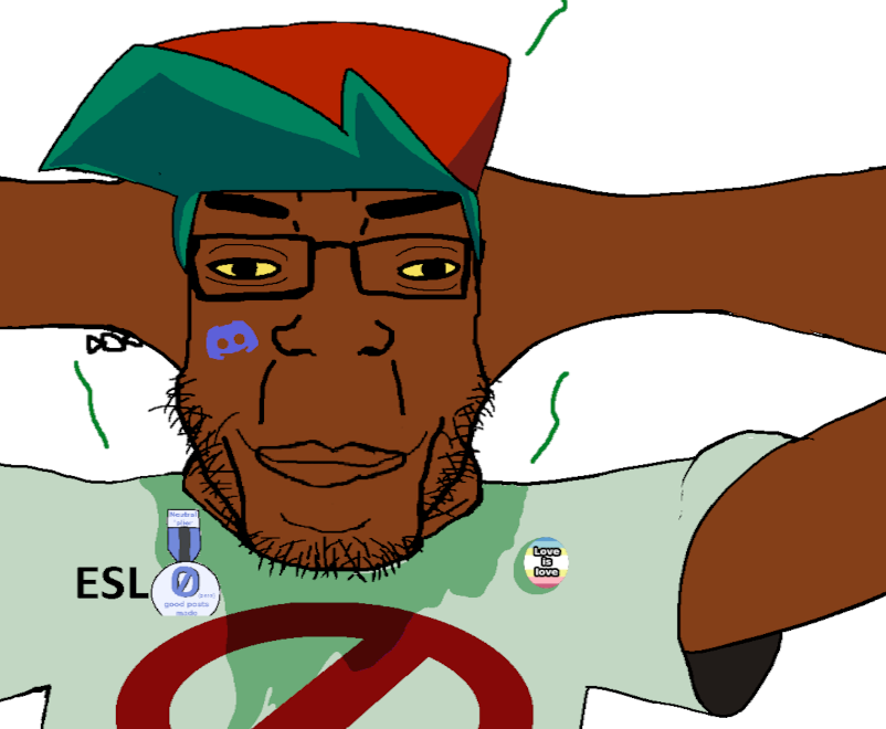 boyfriend (friday night funkin'), esl fnf pedo, chudjak, markiplier soyjak, chudplier, animal, award, blue hair, brown skin, bug