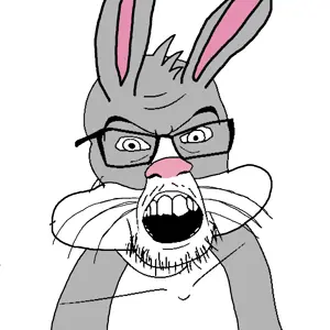 bugs bunny, feraljak, animaljaks, angry, merry melodies, looney tunes