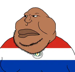meximutt, closed mouth, countrywar, fat, flag, obese, paraguay, soyjak, stubble, paraguay