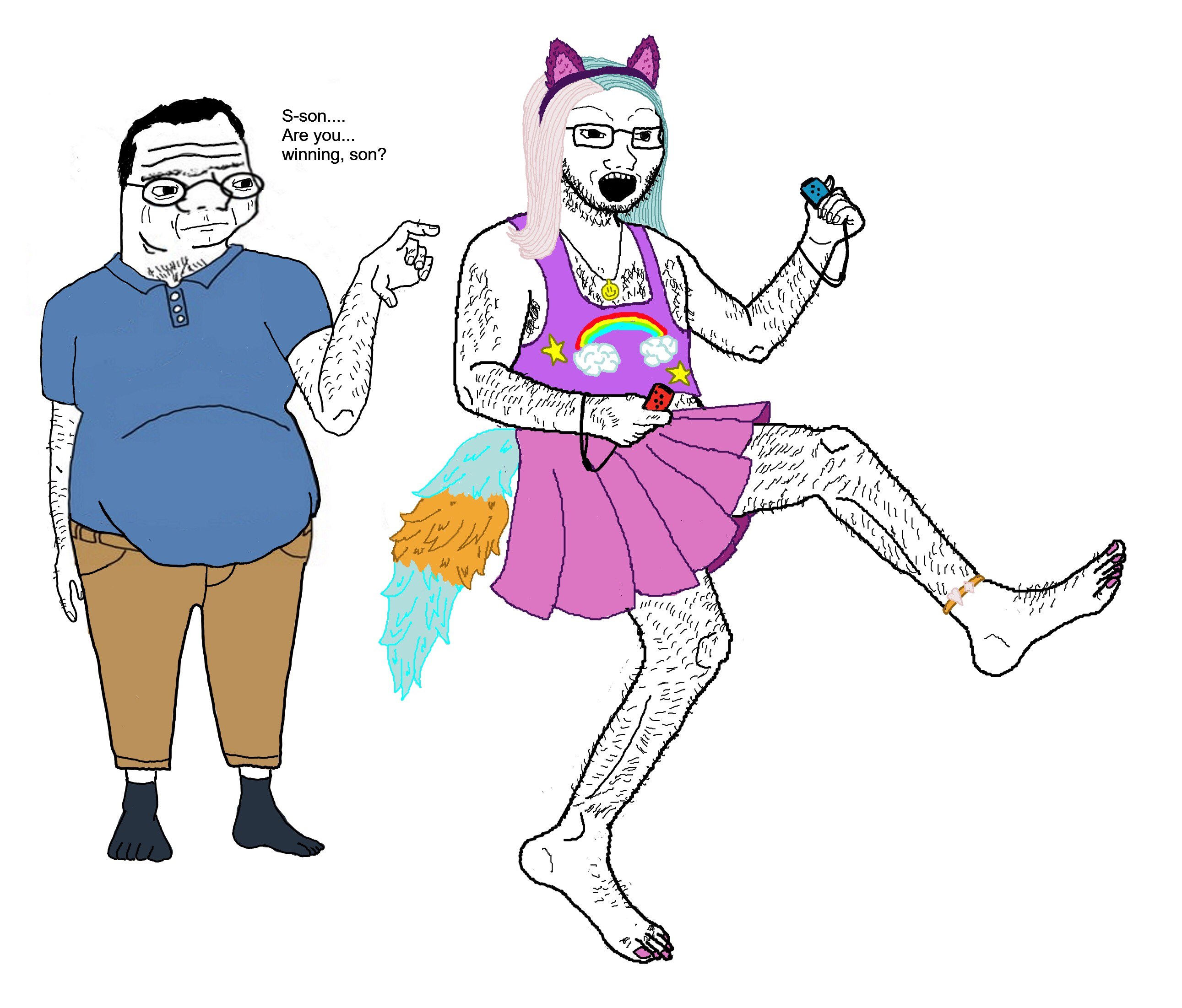 soyak, 1soyjak, are you winning son, arm, body hair, boomer, cat ears, clothes, ear, ears