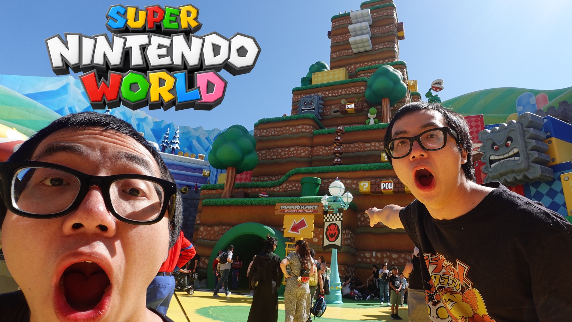 mario, two pointing soyjaks, 2soyjaks, asian, clothes, glasses, nintendo, open mouth, plainrock124, pointing
