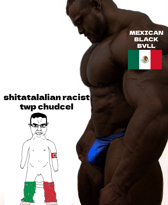 chudjak, black bvck, black skin, blue shorts, buff, clothes, concerned, glasses, hair, italian flag