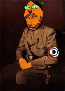 gapejak, mustached gapejak, adolf hitler, angry, arm, armband, clothes, fnwo, frootist new order, frown
