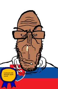 markiplier soyjak, euromutt, euromutt, angry, award, brown skin, countrywar, european, flag, glasses