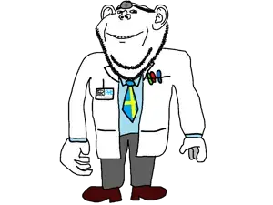 impish soyak ears, clothes, coat, doctor, dr. swedeberg, ear, pen, sweden, transparent background, sweden