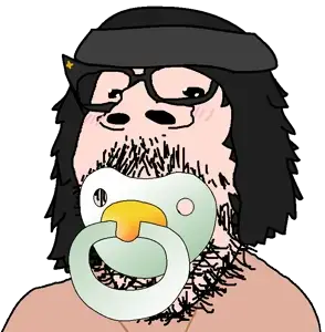 soytan, gapejak, baby, glasses, pacifier, small eyes, soyjak, stubble, white skin