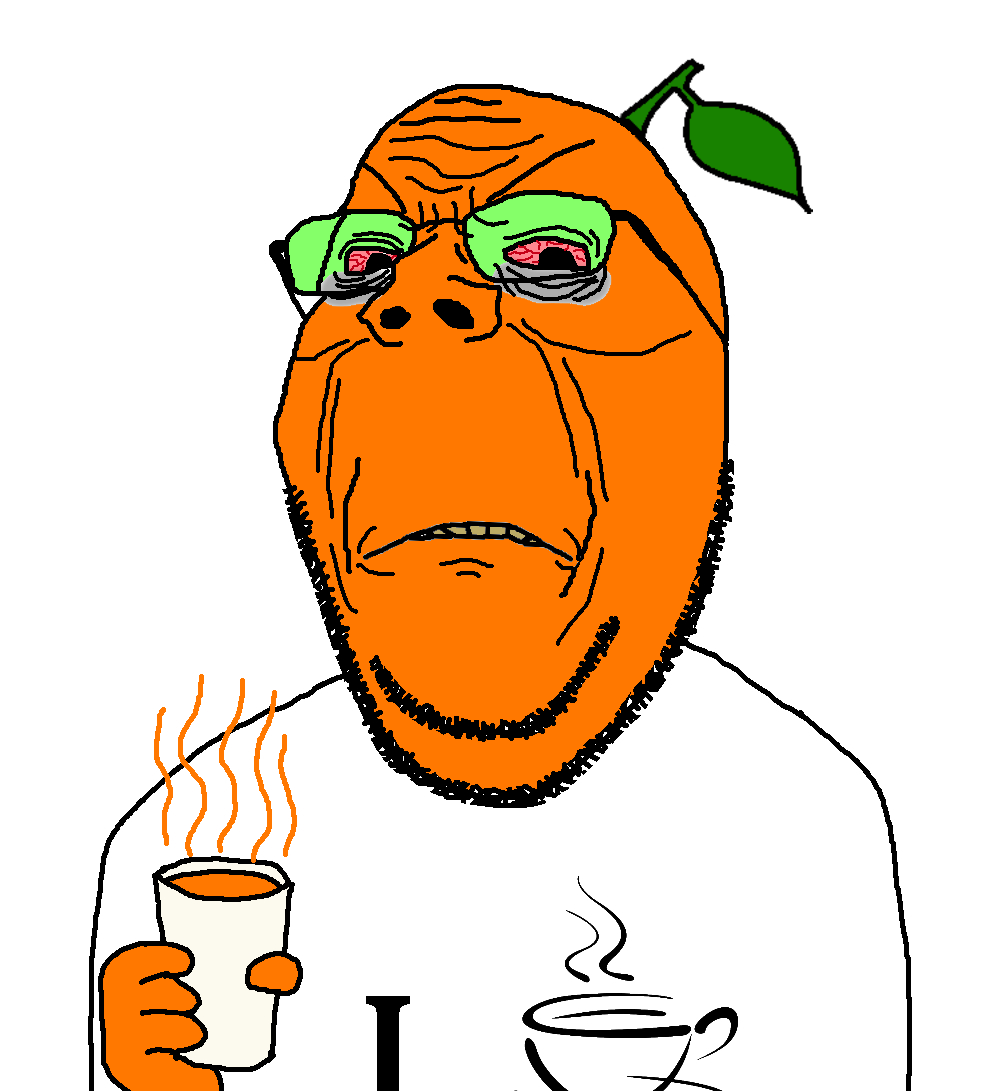 gapejak, wholesome soyjak, angry, bloodshot eyes, clothes, coffee, drink, glasses, hands, holding object