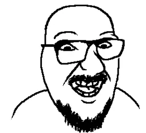 unknown, bald, beard, glasses, mustache, soy, soyjack, soyjak, soyjak party, soyjaks