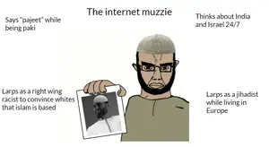 gigachad, chudjak, beard, europe, glasses, india, indian, internet, islam, israel