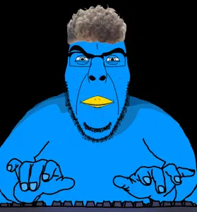 cobson, cobson front2, mcdonalds typing cobson, acne, animal, beak, bird, blue skin, closed mouth, computer