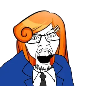 feraljak, angry, clothes, danganronpa another, glasses, hair, open mouth, orange hair, rei mekaru, soybooru