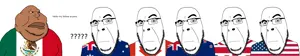 cobson, meximutt, angry, brown skin, closed mouth, clothes, confused, countrywar, fat, flag