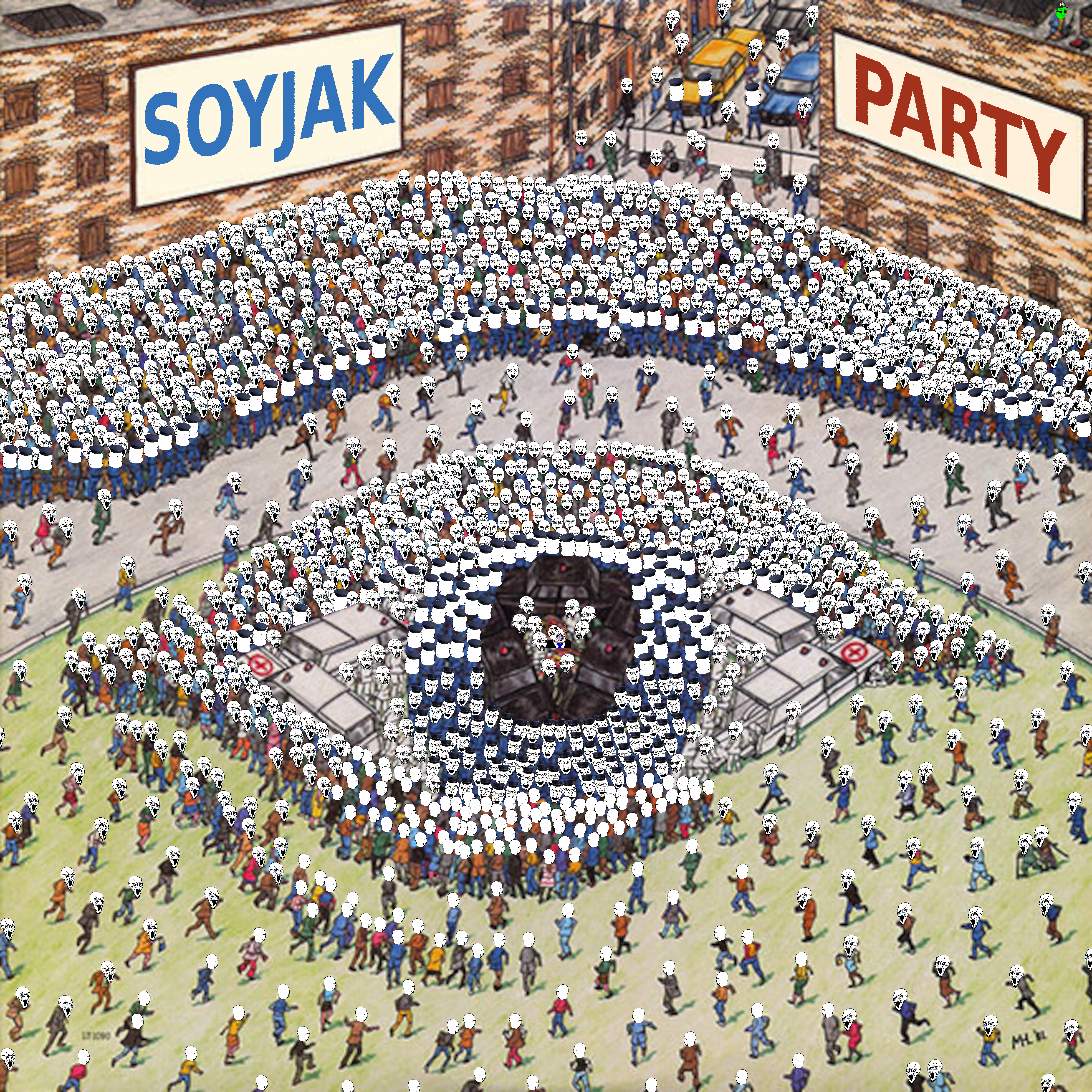 bernd, chudjak, feraljak, soyak, doctos, glowie, album cover, ambulance, assassination, car
