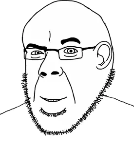 cobson, narge, bald, ear, eyebrows, glasses, looking at you, narge, nose, raised eyebrow