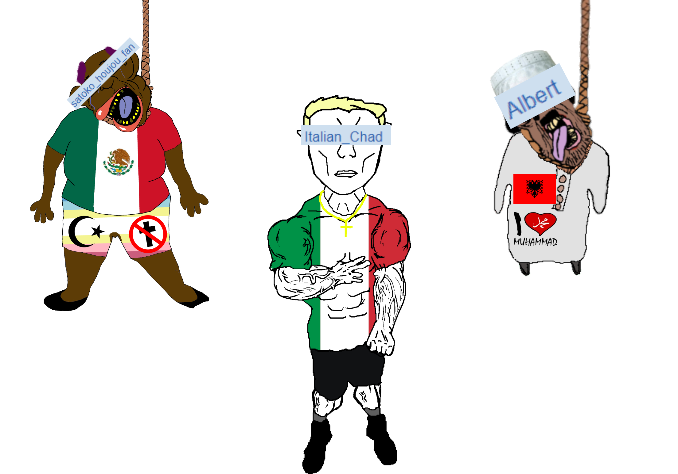 bernd, chudjak, brunetto, hanging troonjak, troonjak, unbotheredchud, ack, albania, albanian, antichristian