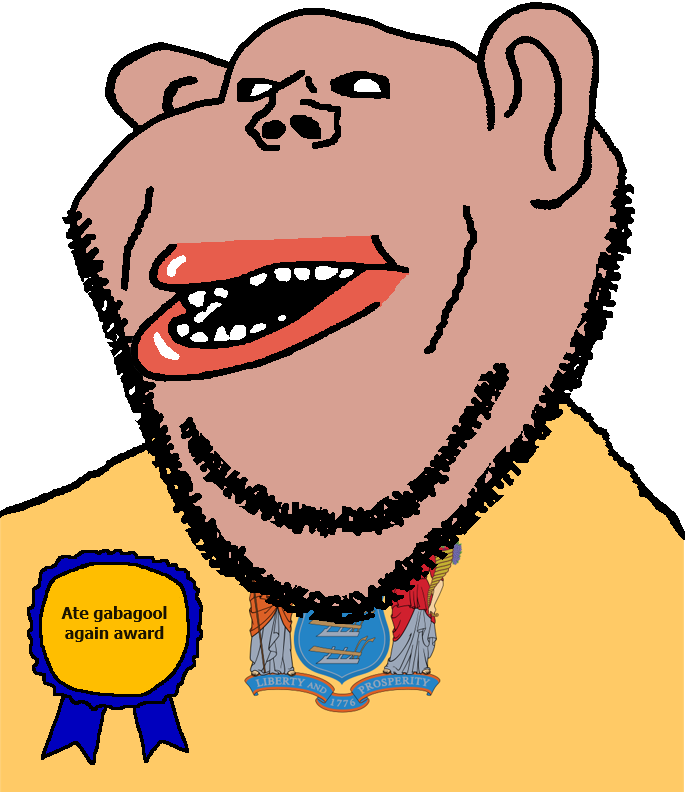 impish soyak ears, impish amerimutt, amerimutt, 1776, award, black sclera, brown skin, clothes, ear, eating