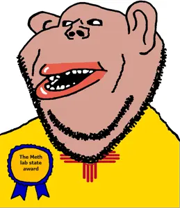 impish soyak ears, impish amerimutt, amerimutt, award, black sclera, brown skin, clothes, ear, flag, lips