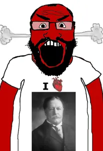 markiplier soyjak, science lover, i love presidents, angry, balding, beard, clothes, glasses, hair, heart