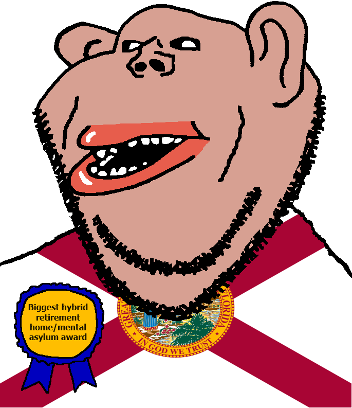 impish soyak ears, impish amerimutt, amerimutt, award, black sclera, brown skin, clothes, ear, flag, florida