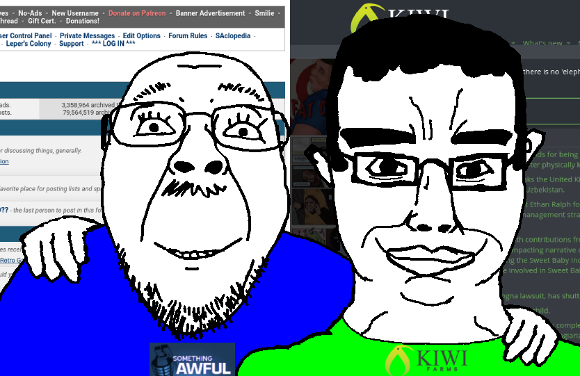 bernd, chudjak, chudjak front, chud ugly person alliance, 2soyjaks, blue shirt, closed mouth, clothes, forum, friendship