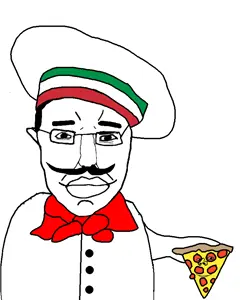 chudjak, impish soyak ears, pol face, chef, italy, italy vs mexico, millions must die, pizza