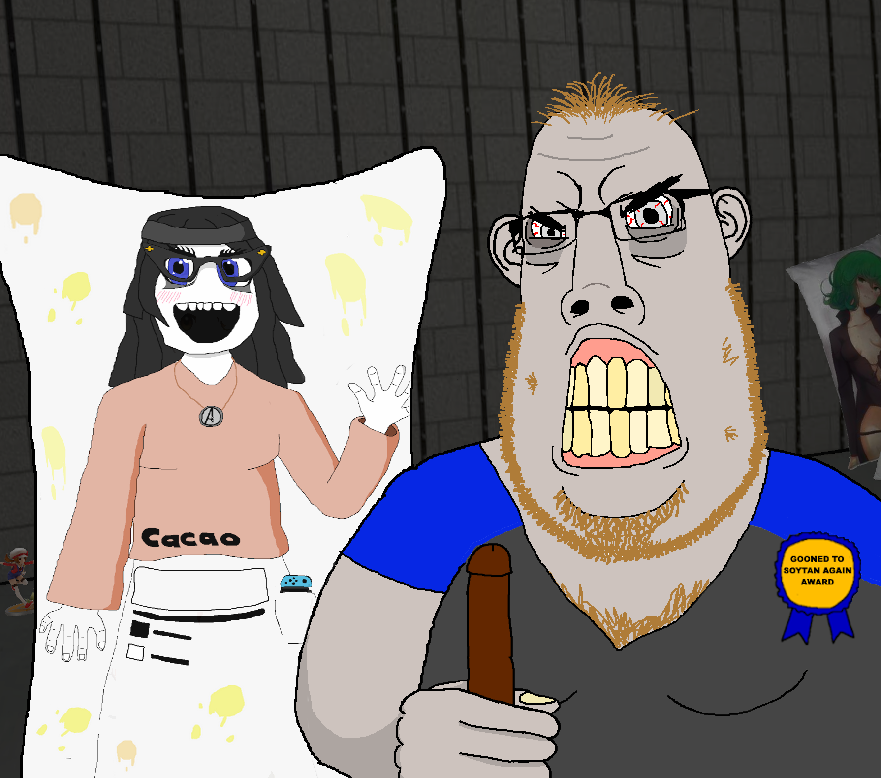 jake, soytan, chudjak, cobson, hairson, jartycuck, natejak, amiibo, angry, anime