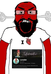 markiplier soyjak, science lover, angry, balding, beard, clothes, glasses, hair, heart, i love