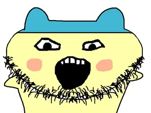 353 - front_facing open_mouth subvariant mameson variant catjak variant markiplier_soyjak.png