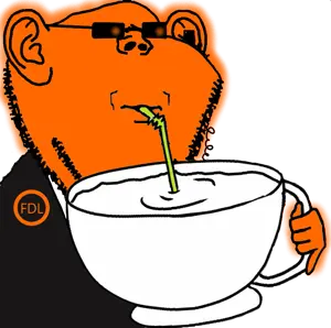 impish soyak ears, impdrink, glowie, administ soyjaks, clothes, drinking, drinking straw, fdl, fnwo, glasses
