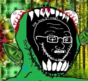 soyak, kekjak, soyak (concerned), 2soyjaks, blood, earring, ears, eyes popping, glasses, green skin