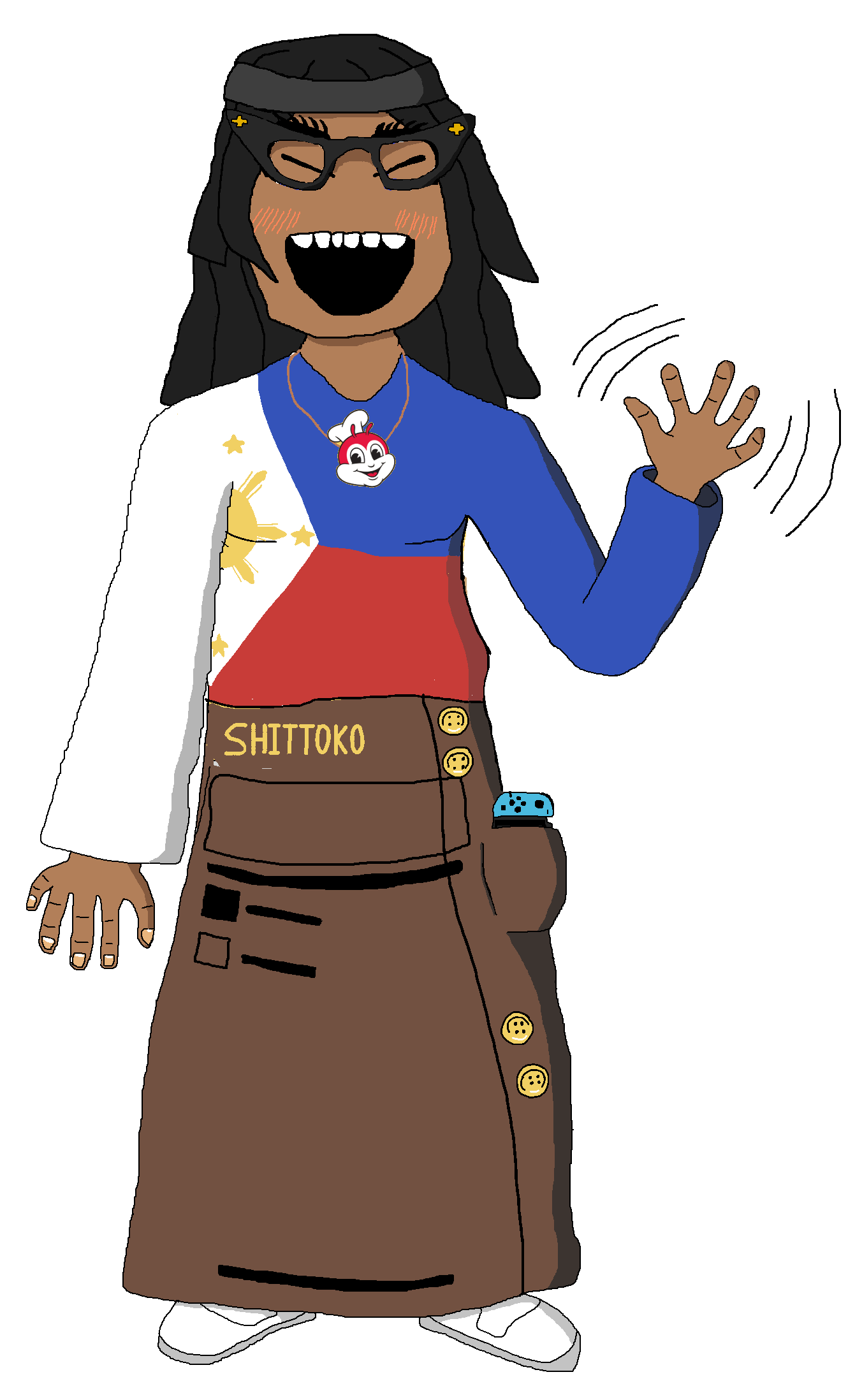 soychang, soytan, asian, brown skin, gook, jollibee, nintendo, nintendo switch, philippines, sakoto houjou fan