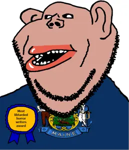 impish soyak ears, impish amerimutt, amerimutt, award, black sclera, brown skin, clothes, ear, flag, liberal