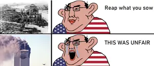 chudjak, impish soyak ears, chudjak amerimutt, impish amerimutt, amerimutt, 2soyjaks, 911, angry, balding, crying