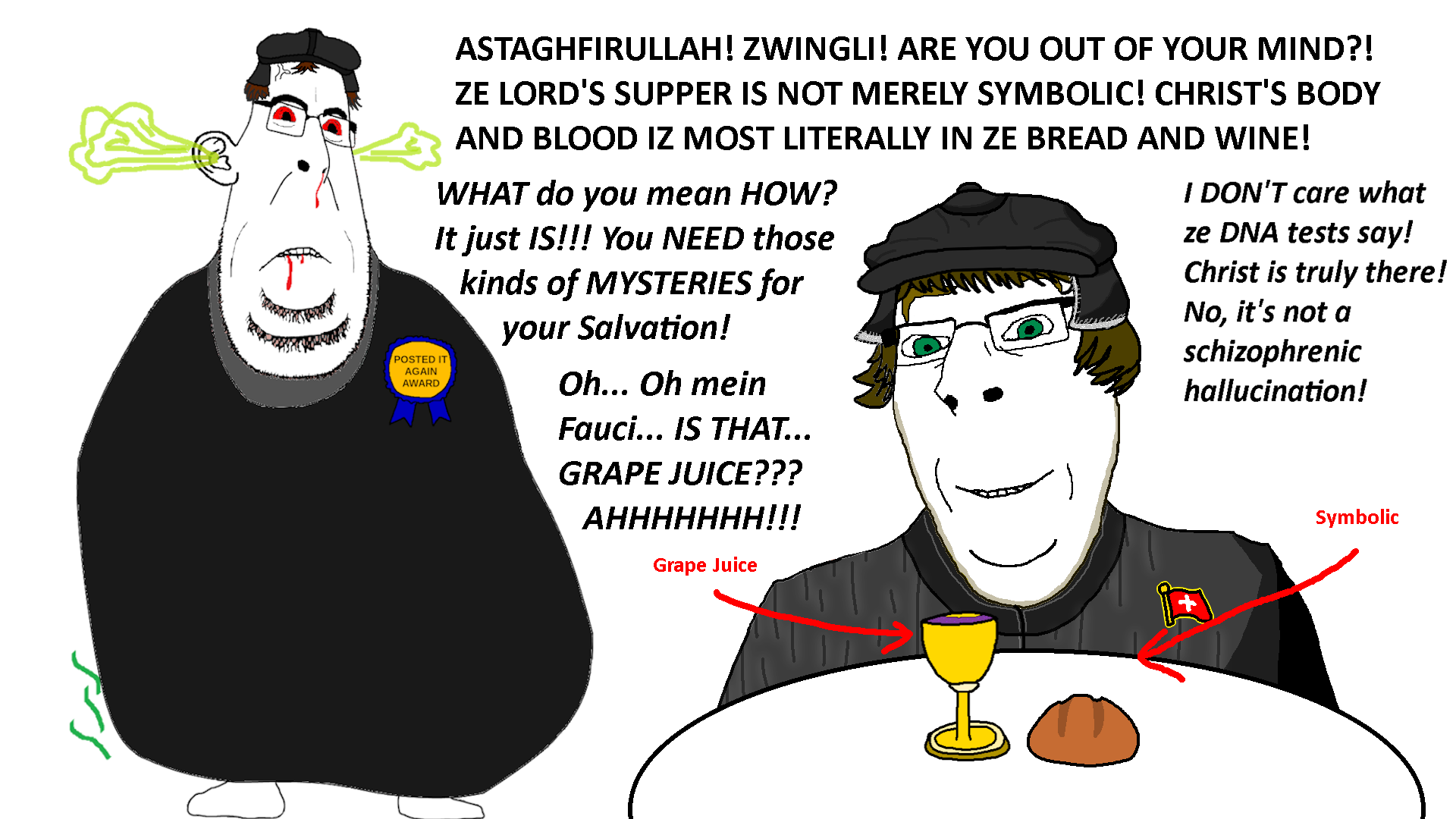 cobson, blobson, hornyson, nucob, 2soyjaks, anger, angry, award, beard, blood