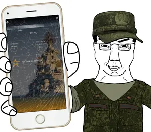 chudjak, chudjak front, 100 days until dembel, army, clothes, eyebrows, looking at you, phone, screenshot, smug