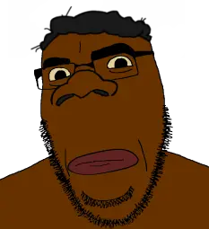 cobson, big lips, big nose, black skin, brown skin, closed mouth, glasses, hair, lips, nose