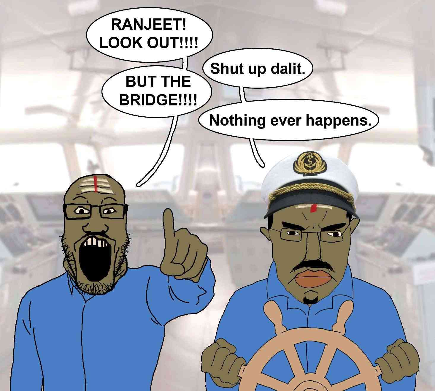 chudjak, markiplier soyjak, chudjak front, arm, baltimore, boat, brown skin, cap, clothes, crash