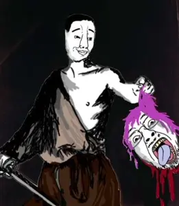 bernd, chudjak, troonjak, caravaggio, chud, hair, painting, pink hair, tranny
