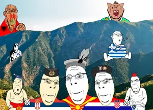 cobson, feraljak, gapejak, feralrage, hornyson, nucob, wholesome soyjak, bosnia, bulgaria, croatia
