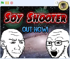 soyak, 2soyjaks, advertisement, badge, bald, closed mouth, confused, game, glasses, marioman7890