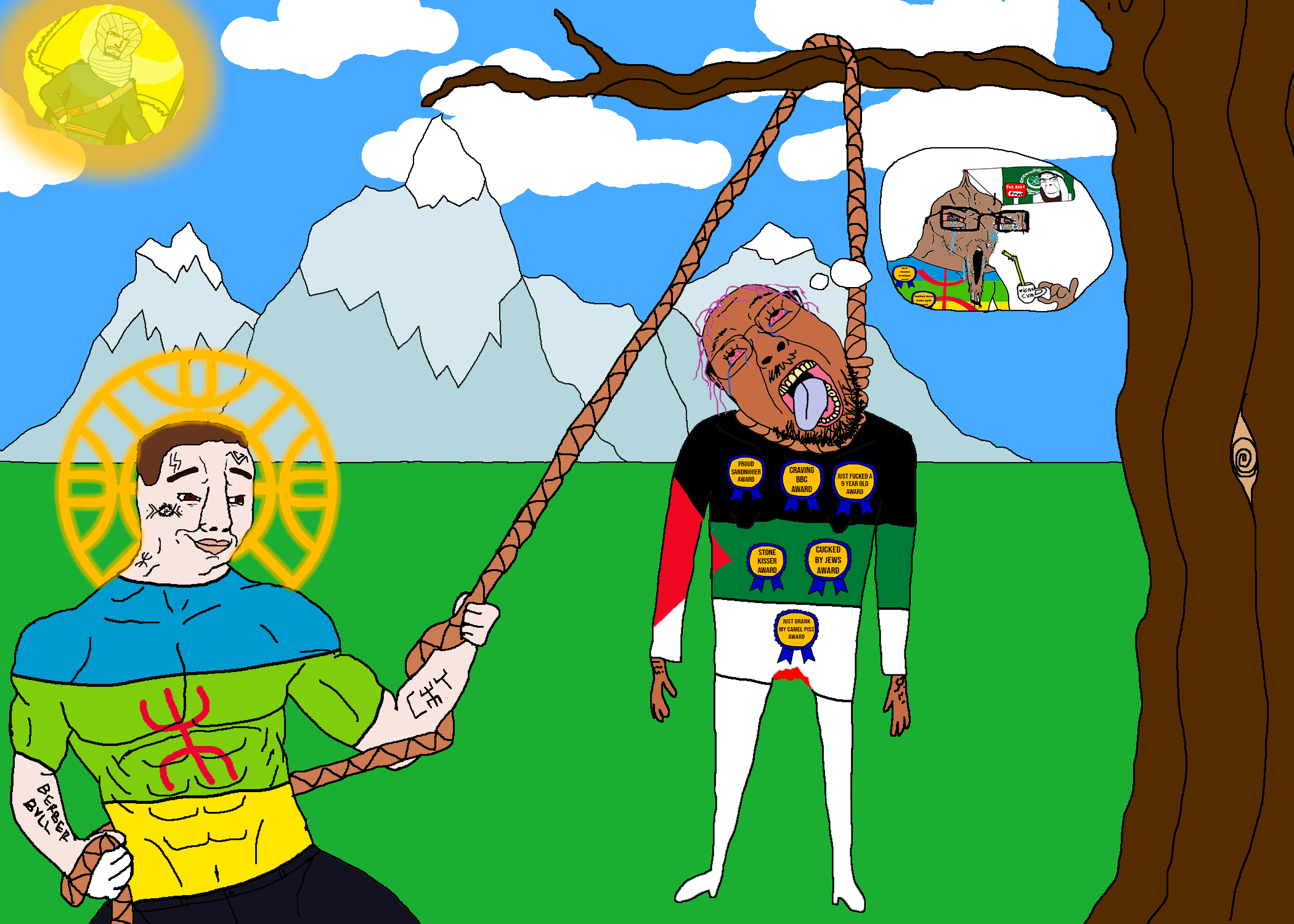 bernd, chudjak, cobson, cryboy soyjak, hanging troonjak, troonjak, 4soyjaks, ack, amazigh, arab