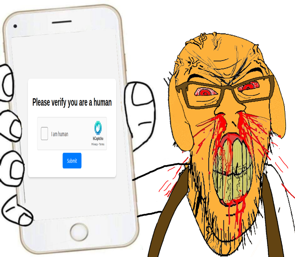 feraljak, feralrage, jannyjak, angry, animal, arm, blood, bloodshot eyes, captcha, clenched teeth