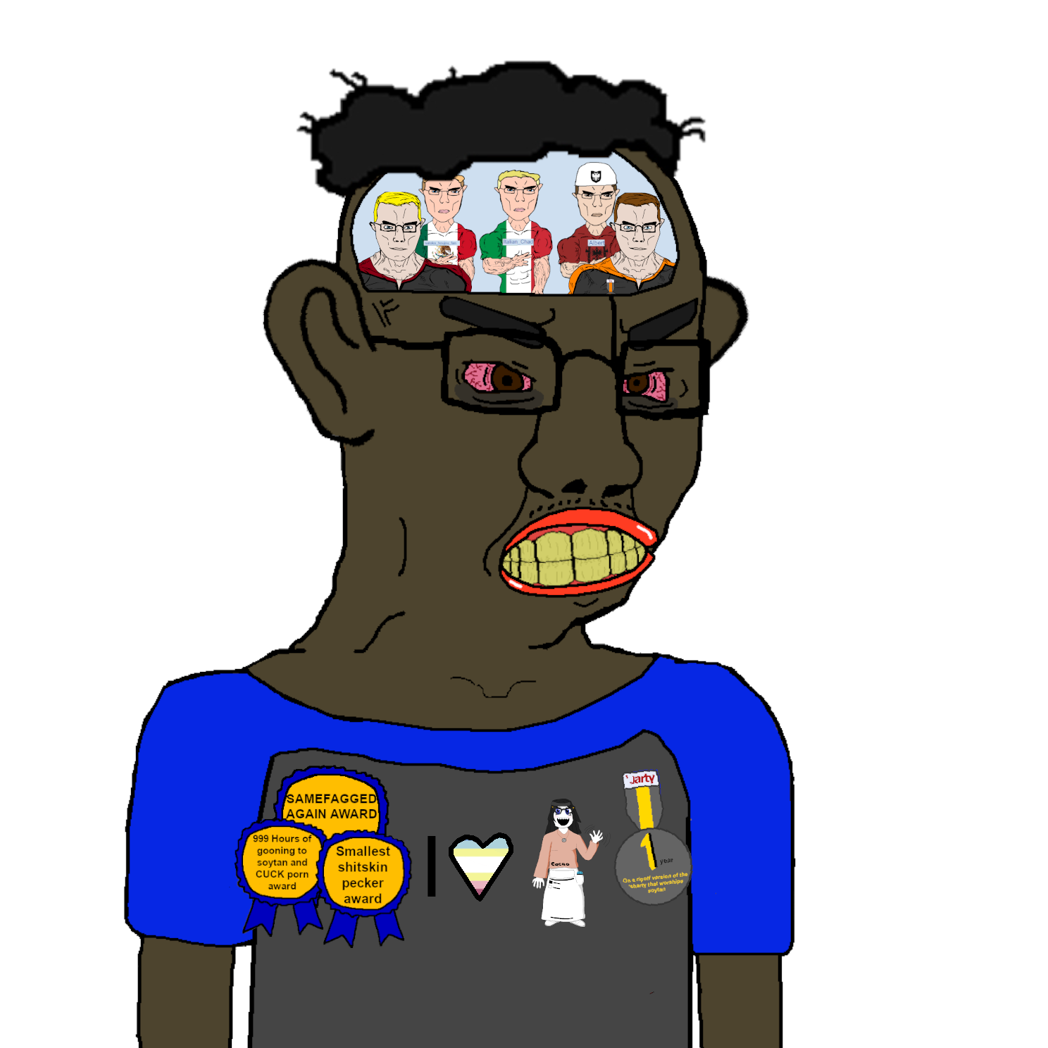dan, jake, nate higgers, soytan, chudjak, chudjak front, muscular chud, unbotheredchud, aryan, jartycuck